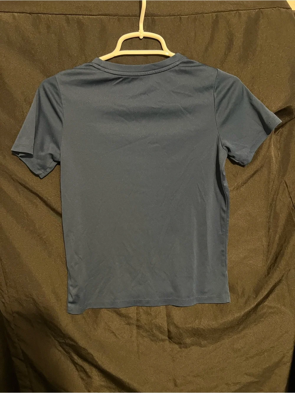 DSG Navy Tee with Red Trim and Gold Logo